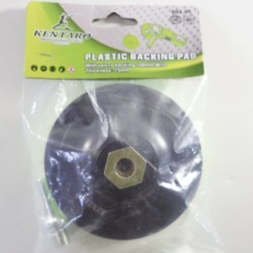 KENTARO PAD KARET POLES KRETEKAN PLASTIK BACKING PAD VELCRO 4" 100MM