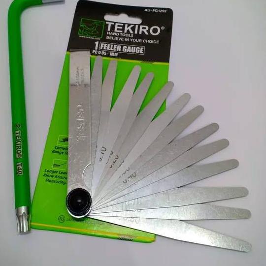 ♜ Kunci Stel Klep dan Puller Kunci Tutup Klep Kunci Setel Klep Kunci Klep Feeler Tekiro Kunci L T40 