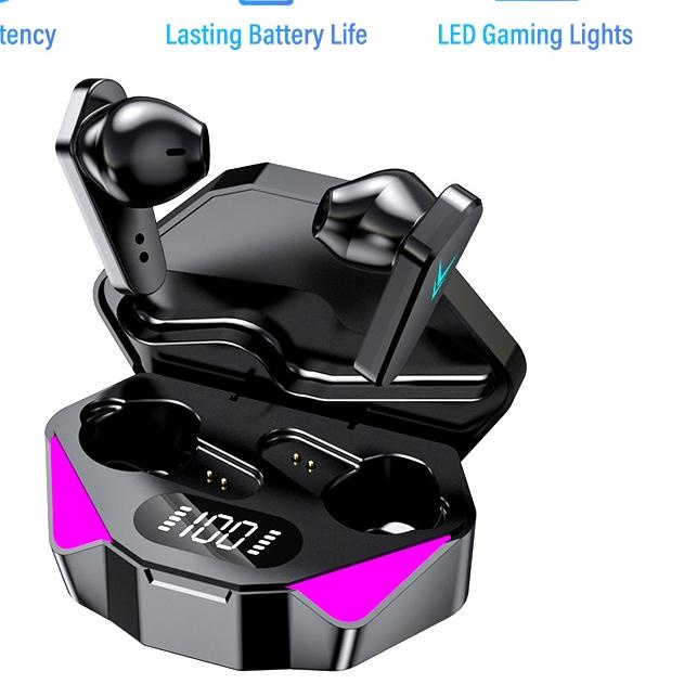 ✮ 【COD】Jovitech Headset Bluetooth Gaming TWS T23 (X15) Bluetooth V5.0 LED Smart Display ➪