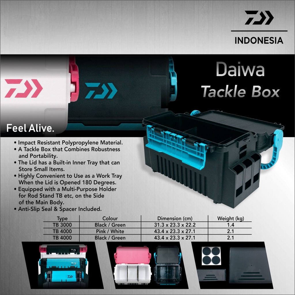 Tackle Box Daiwa TB 3000 & 4000