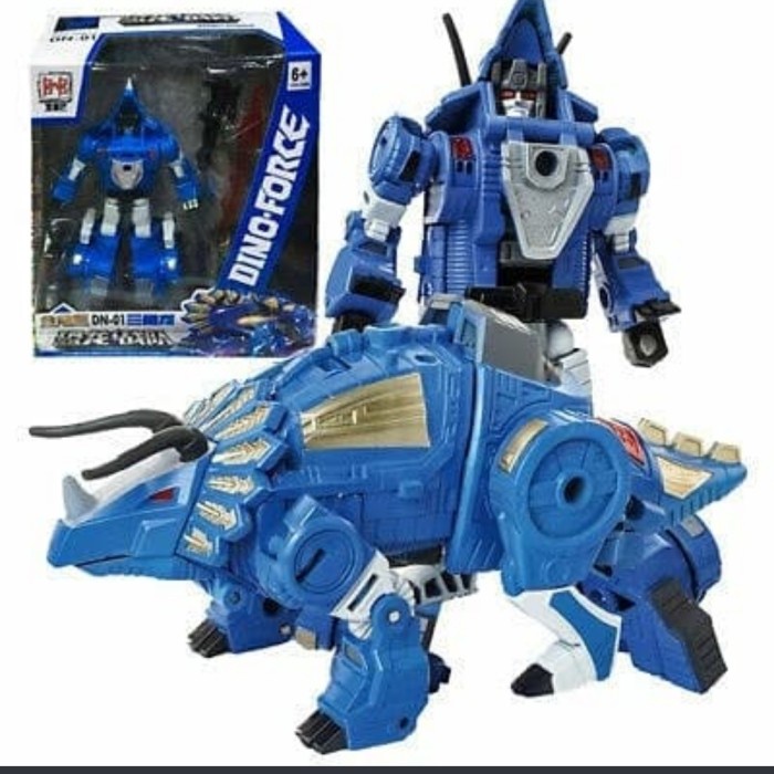 Terlaris Bmb Robot Dino Force Transformers Triceratops