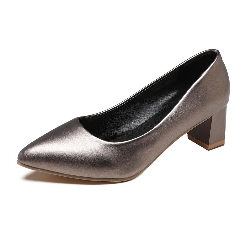FD Sepatu Heels Wanita Import 5cm High Heel Kerja Pantofel Shoes Formal Kasual HI-043
