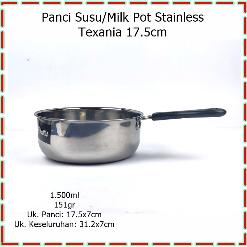 Panci Susu/Panci Mie Texania 17.5cm