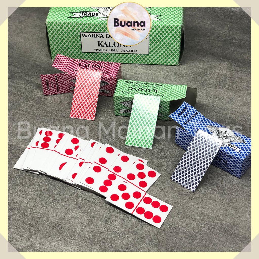 BOARD GAMES KARTU DOMINO KALONG LOKAL BUANA MAINAN TOYS