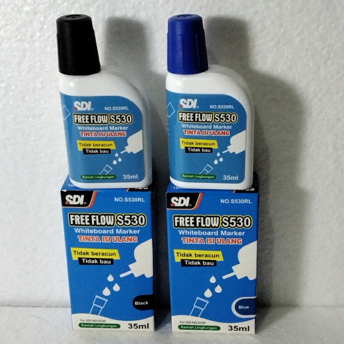 

Ready stock] Tint isi ulang spidol white board SDI