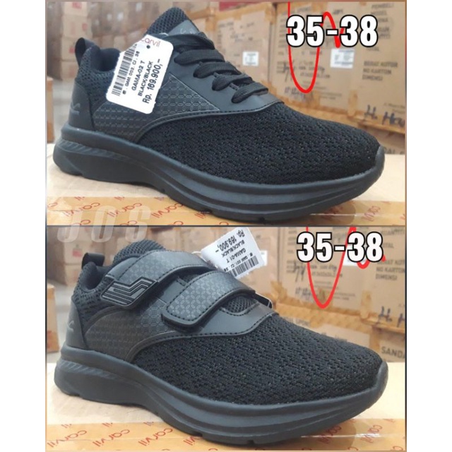 CARVIL GAMA-- Sepatu Sekolah SD/ SMP Kretekan/ Tali Original