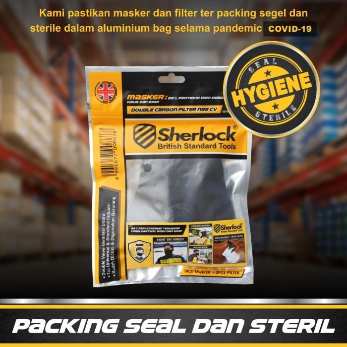 Masker Respirator Sherlock N99 ( Express Surabaya,Bandung, Makassar) Berkualitas