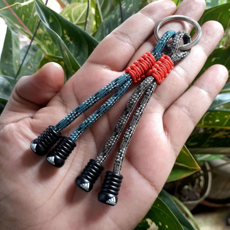 Gantungan Kunci Prusik Rope Keychain Perusik Etnik Ethnic Unik Paracord Universal Lanyard Hp Adds