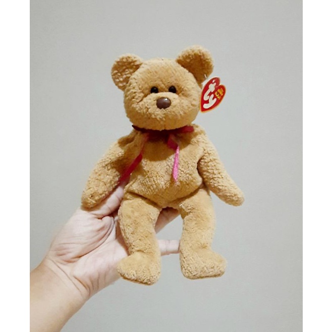 Tedy Bear Curly TY Original Size 22 cm/ Boneka Tedy Bear/ Tedy Bear