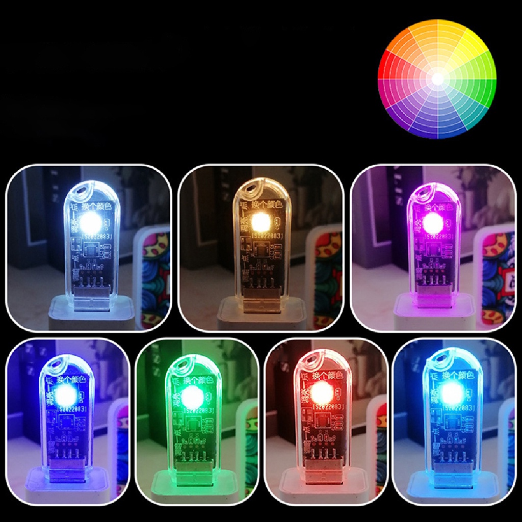 [Brightnessdin1] Lampu Suara Pintar USB Voice Night Light AI Voice Light Butik Kecerdasan Buatan