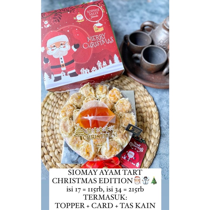 

(COD) Siomay Ayam Tart Paket Hampers Natal / Christmas Edition - isi 17