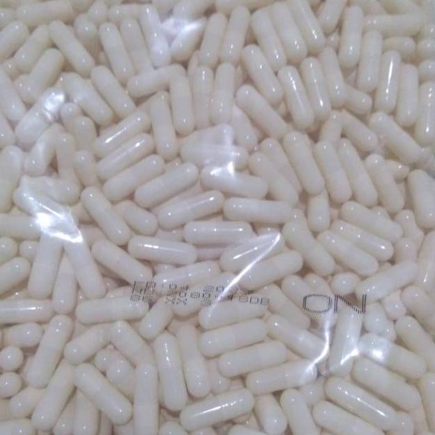 【F⚡ASH SALE✅】 Kapsul kosong putih susu no 0 isi 1000 butir