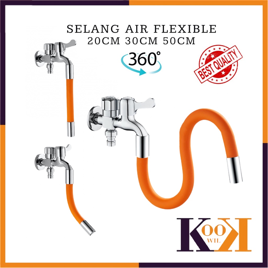 ( KKW ) Selang Flexible Kran Air selang kran air / sambungan kran air