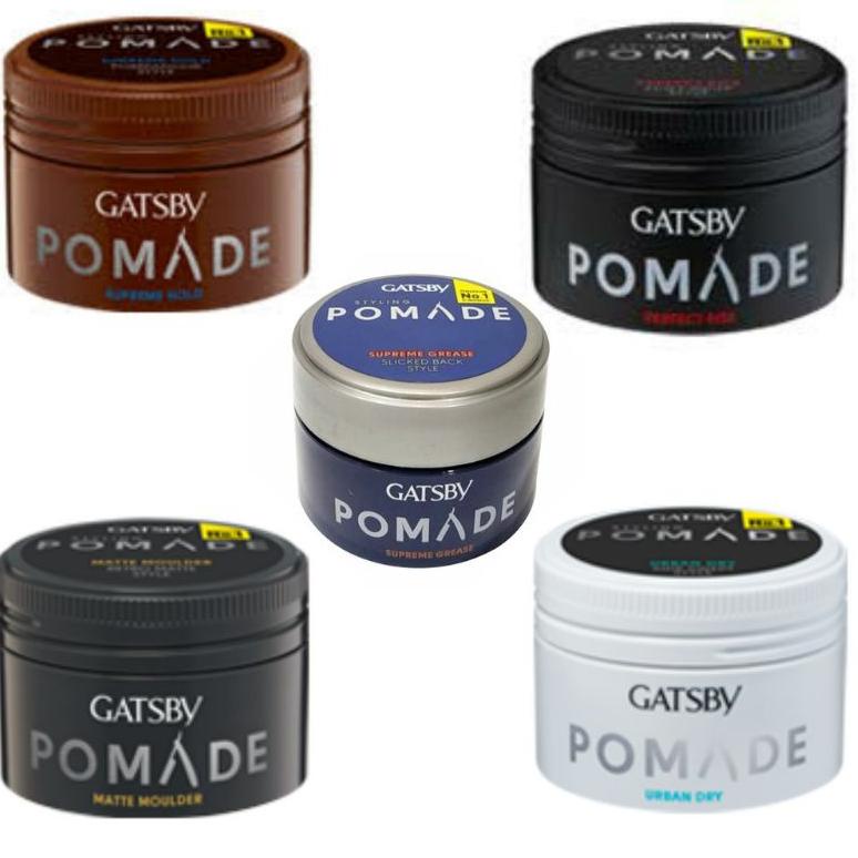 F99 GATSBY STYLING POMADE 80g 75g 30g | GATSBY HAIR STYLING POMADE | GATSBY POMADE | MINYAK RAMBUT G