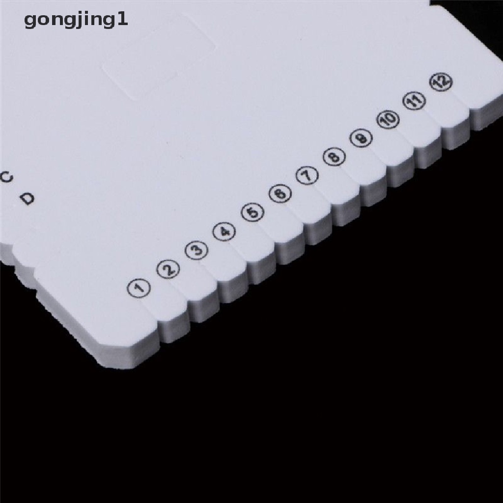 Ggg Bulat Persegi Handmade Manik-Manik Cord Disk Braiding Plate DIY Tali Kepang Braided ID