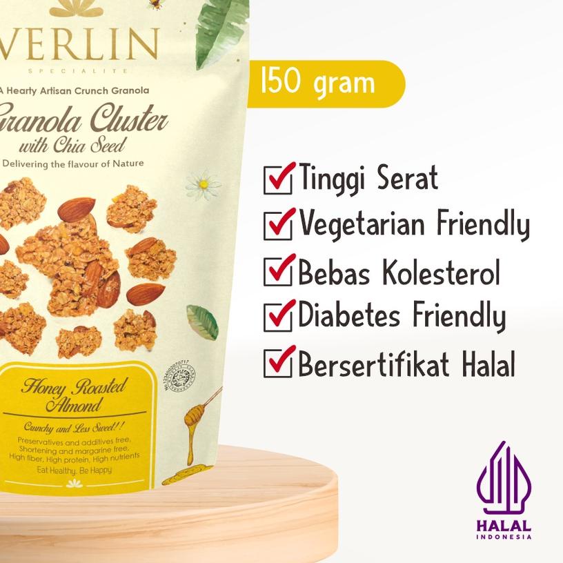 

❁ Verlin Granola Cluster Honey Roasted Almond ۞