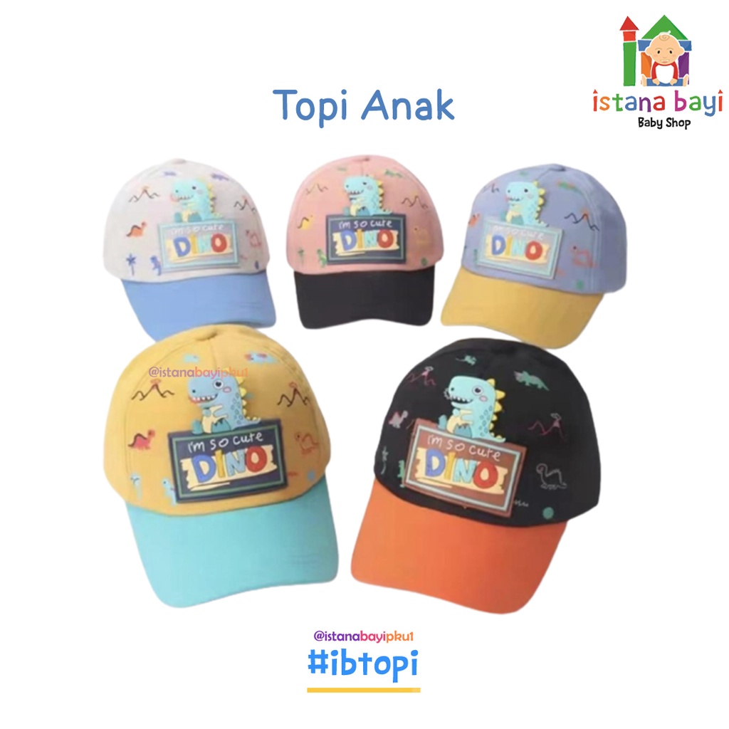 Topi Anak Pet Korean Motif TP220705/TP220706/TP220707/TP220704 / Topi Anak Murah