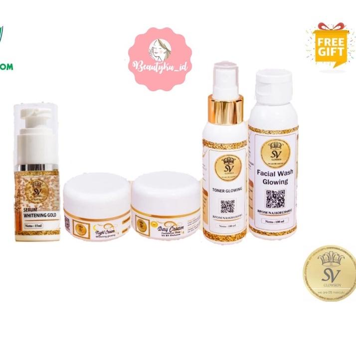 ❋ WHITENING GLOW SV GLOWSKIN / SV GLOWSKIN ORIGINAL PAKET HEMAT ♪