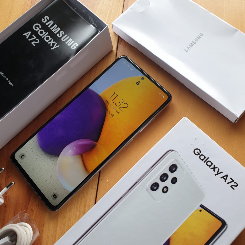 SAMSUNG A72 SECOND 8/128GB 8/256GB HANDPHONE SECOND HP SEKEN HP BEKAS HP MURAH