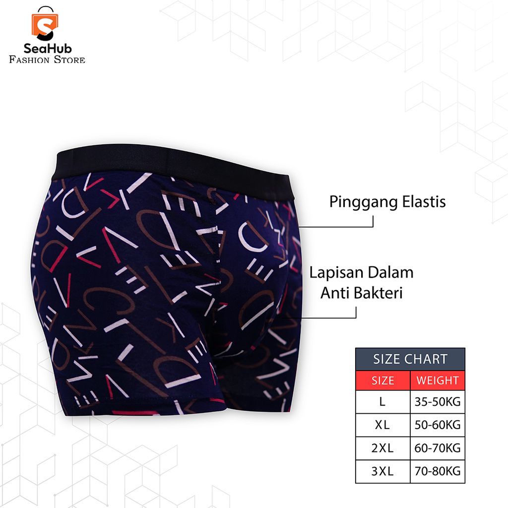 Yagoo [✅COD] Celana Dalam isi 4 Pcs Pria Dewasa Import Model Boxer Pria Terbaru CD70