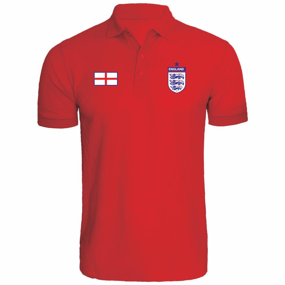 POLO SHIRT TIMNAS INGGRIS MERAH