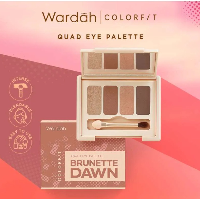 Wardah Colorfit Quad Eye Palette