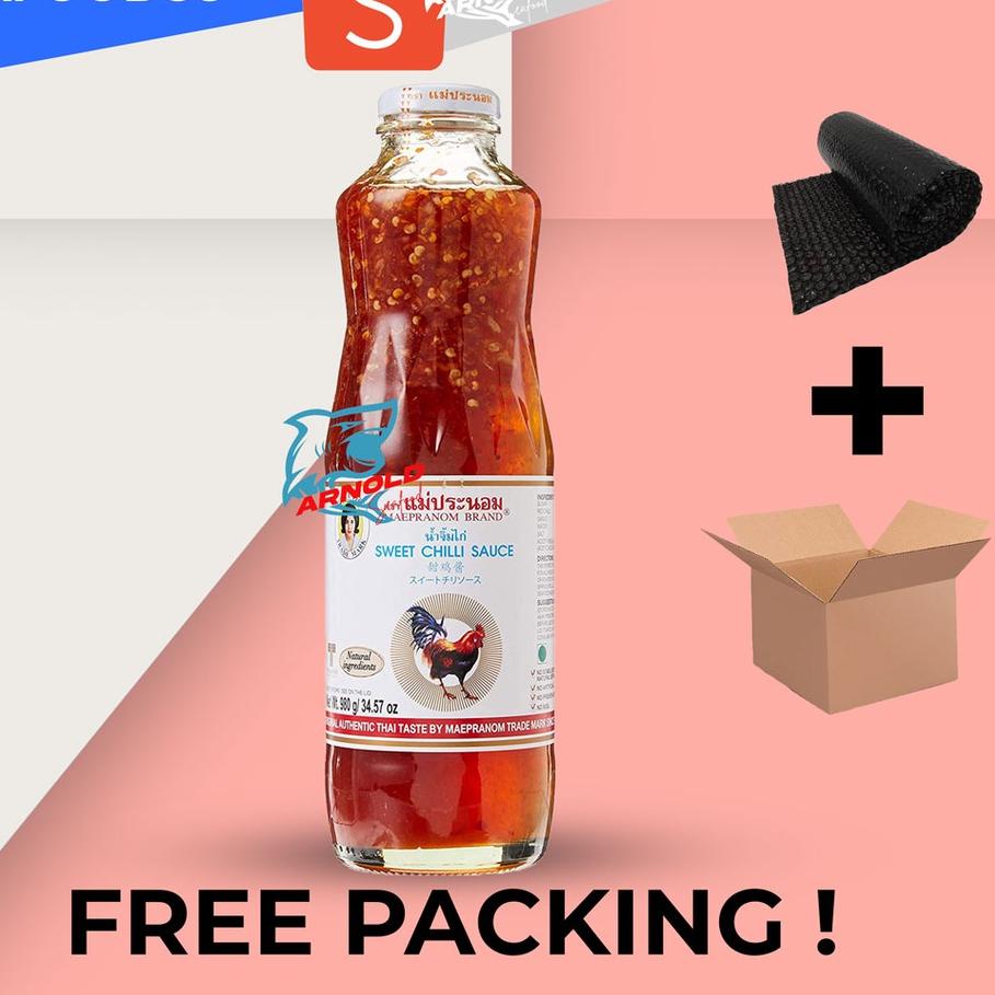 

⅍ Maepranom Sweet Chili Sauce 980 gr Thailand Brand Saus Chilli Thai Sauce ➪