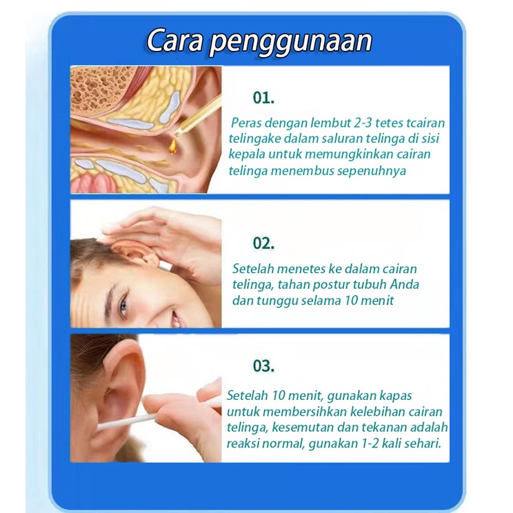 Obat Telinga Bernanah,Obat Telinga Sakit,Obat Tetes Telinga Bernanah, Obat Tetes Telinga Berair, Sakit Telinga, Kuping Sakit, Infeksi Telinga, Telinga Gatal 20ML 100% Asli 【COD】【BPOM】