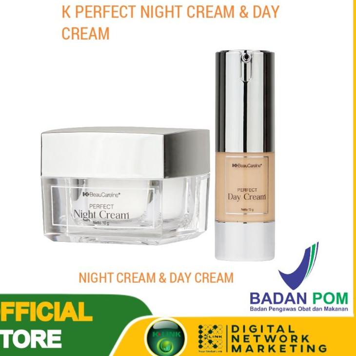 ♦ K BEAUCARELINE PERFECT NIGHT CREAM & DAY CREAM ORIGINAL ☟
