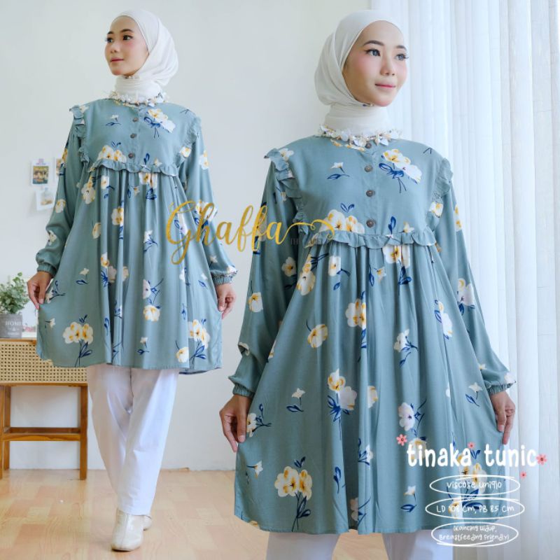 Tunik wanita outfit kekinian baju wanita atasan wanita by ghaffa