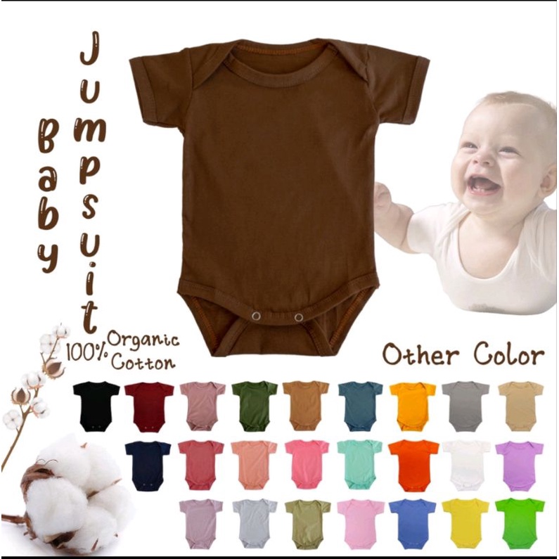 SNI Jumper Bayi Polos 0-6 bulan Bodysuit Baby JUMPER KATUN TC