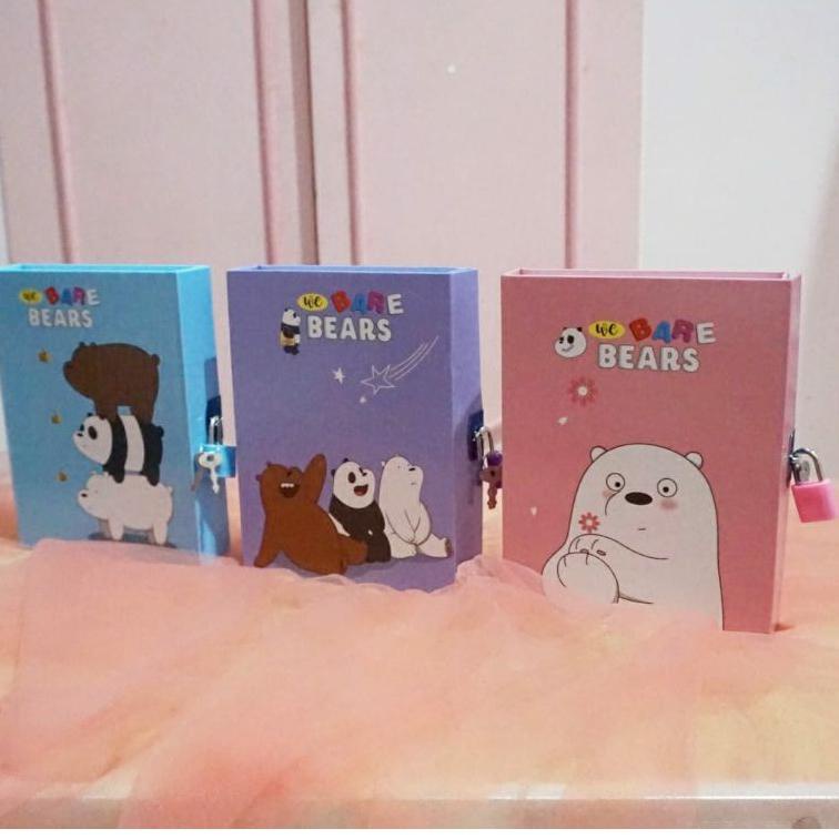 

Langsung Beliii.. DIARY GEMBOK WE BARE BEARS NOT GRIZZLY ICE BEAR PAN PAN BUKU HARIAN 43