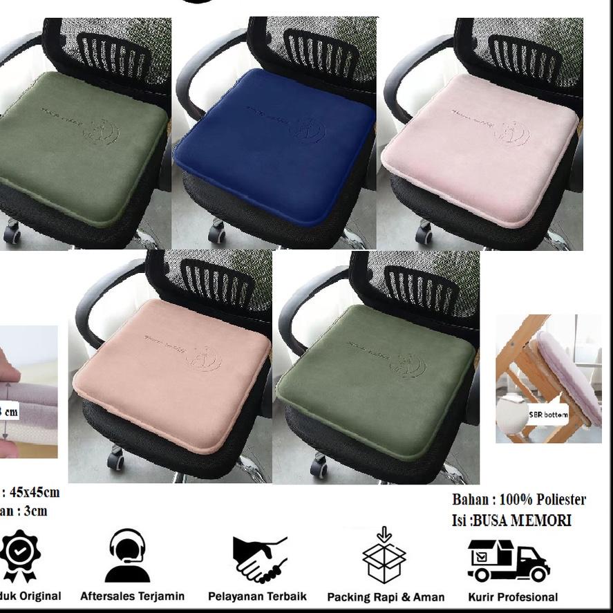 ○ Bantal Alas Kursi Lembut Motif - Bantal Kursi - Bantal Alas Duduk Kursi Kayu 45cm ☟