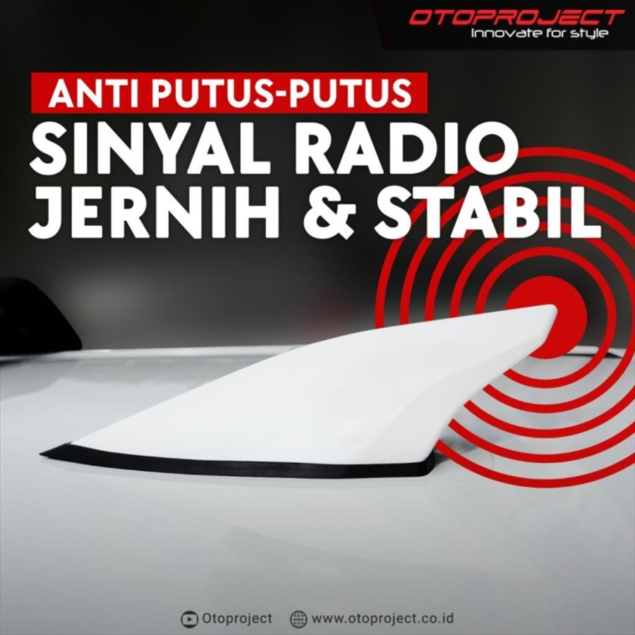 Shark Fin Antena Radio Mobil