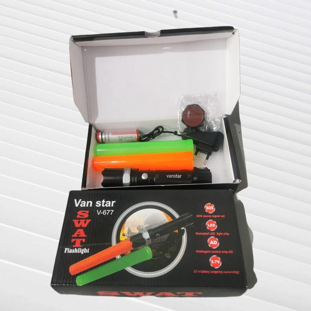 6.6 Flash Sale Senter police swat sx-8008 / se7en