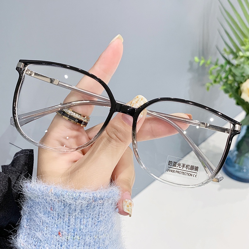 * Ready Stok * Kacamata Anti Blue Light Blocking Wanita Bening Anti Radiasi TR90 Kacamata Filter