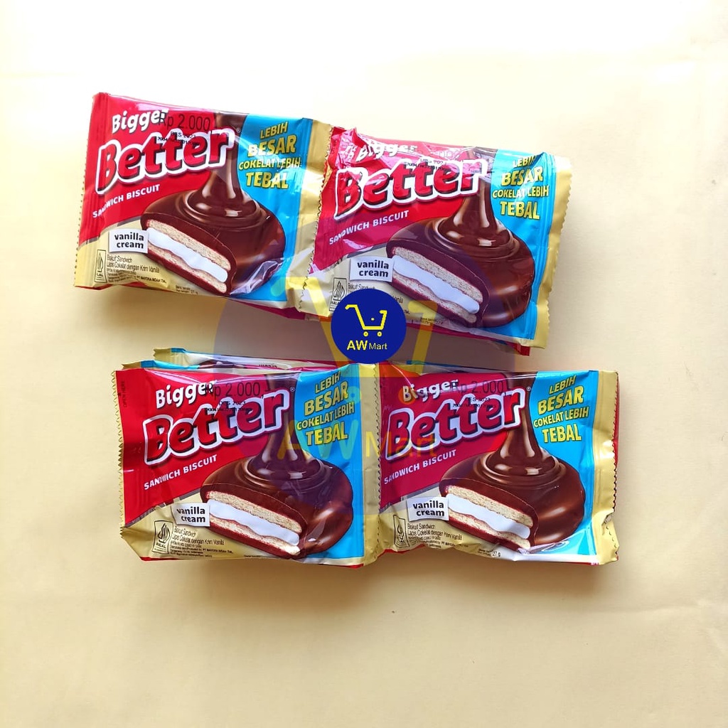 BETTER RENCENG ECER RP 2.000 ISI 10 SACHET X 27 GRAM  -  WAFER BISKUIT BETTER ( SUDAH TIDAK ADA GRATISNYA LAGI!!)