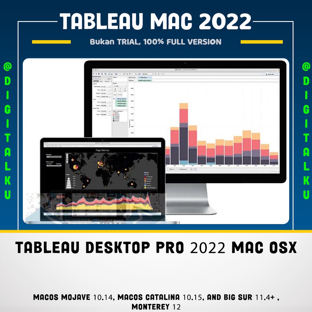 Tableau Desktop Pro 2022 Mac OSX
