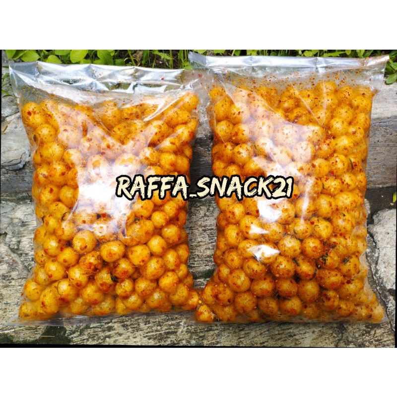 

Cahayadstore Cimol Kering-Endog Lewo 1000Gr(1Kg) - Rasa Pedas Dan Original Gurih Renyah Kriuk -