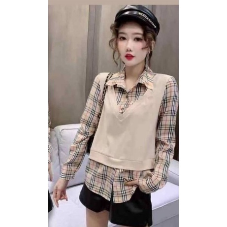 NEW ARIVALBLOUSE MIX ROMPI NEMPEL FASHION IMPORT TERBARU