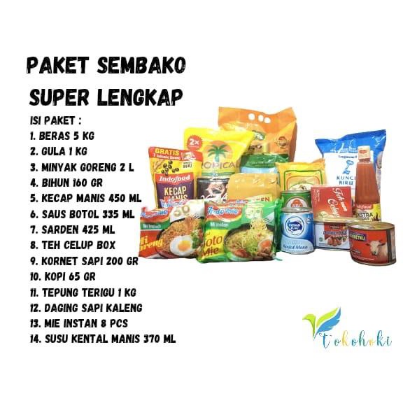 

Paket Sembako Super Lengkap 027