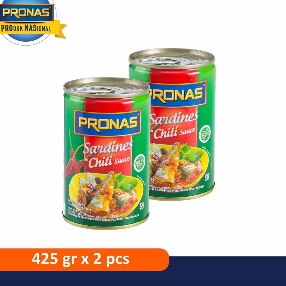 

✽ PRONAS Sarden Chili 425 g Bundling 2 pcs ➤