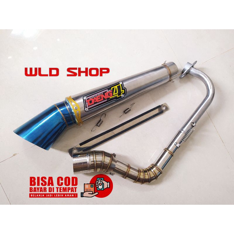KNALPOT DAENG sai4 mio sporty smile m3 mio j xride soul gt 125 vario beat scoopy nmax aerox pcx adv