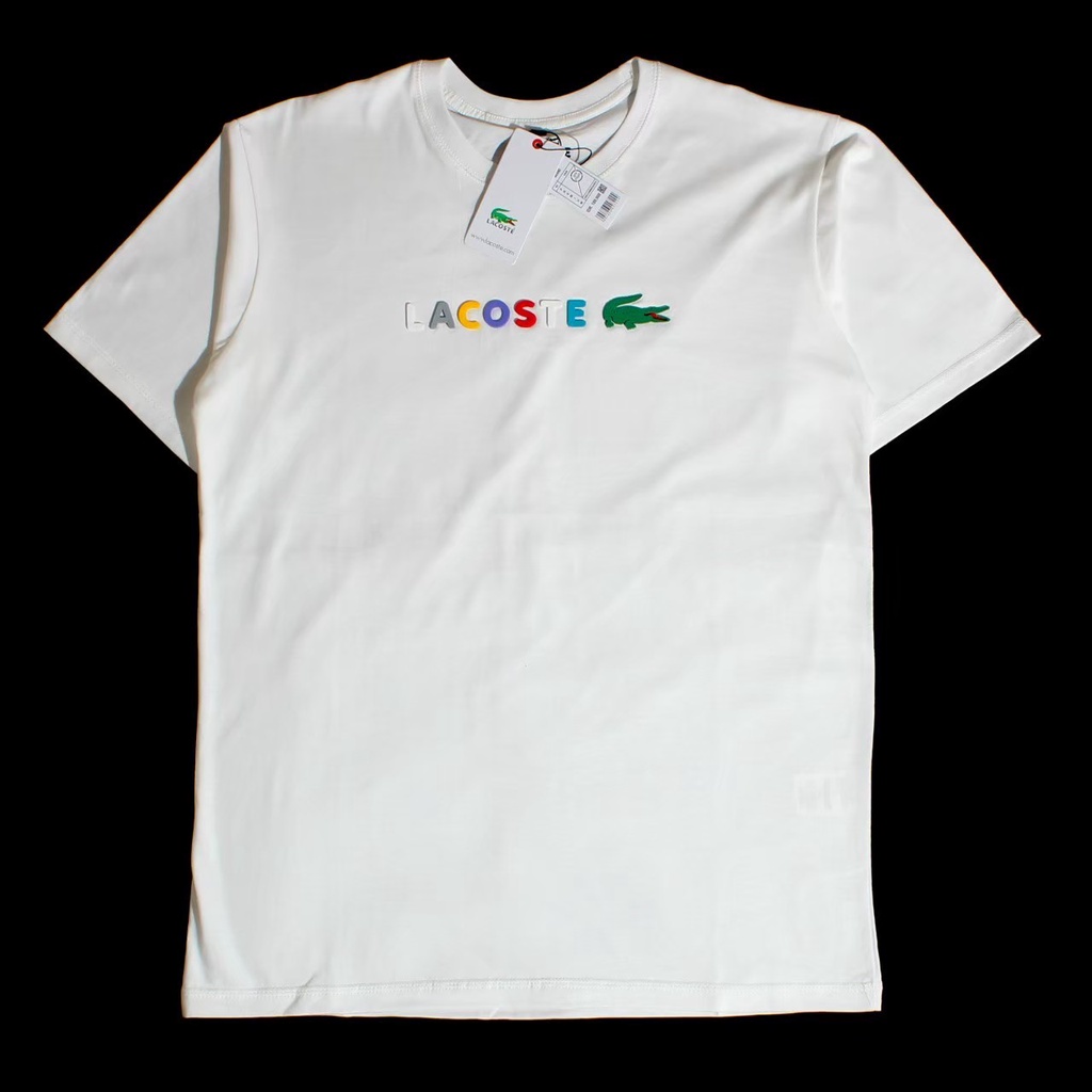 BAJU KAOS PRIA BRANDED FLOKING  LENGAN PENDEK M L XL
