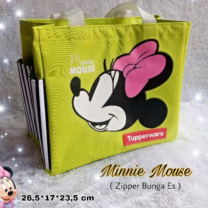 ZKA635 Tas Minnie Mouse ( Zipper bunga Es ) / Minnie Mouse Tas Tupperware <>