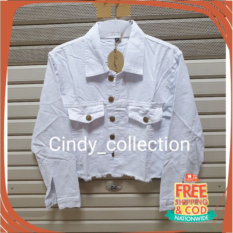 JAKET JEANS NEW BREND DENIM UNISEX/ JAKET PUTIH RAWIS JAKET JEANS PUTIH JAKET DENIM RAWIS TERBARU JE