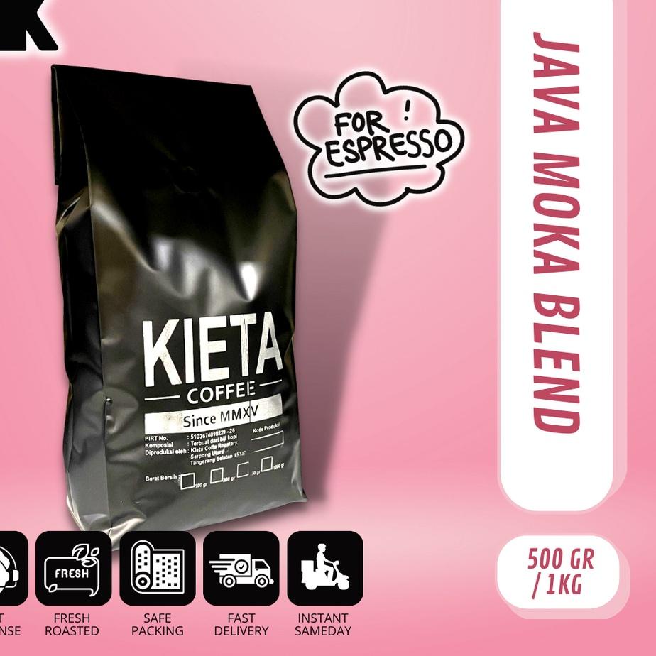 

➻ 1kg Biji Kopi Java Moka Espresso Blend 65/35 ✱