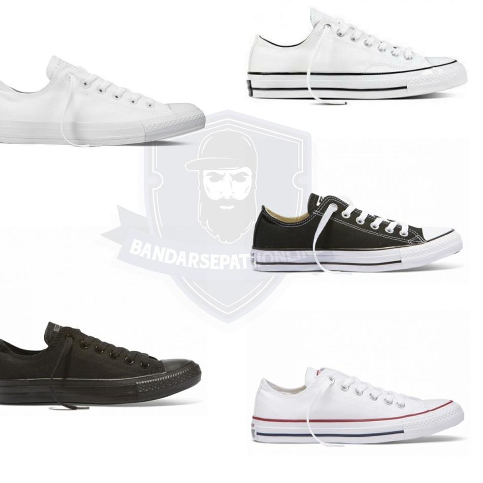 Grosir Pemesanan [GRADE ORIGINAL] SEPATU CONVERSE ALLSTAR ALL STAR FULL HITAM PUTIH POLOS BLACK WHIT