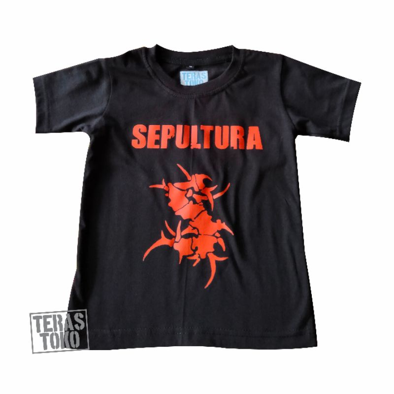 Promo baju anak Sepultura / kaos anak Sepultura / baju band anak / bootleg