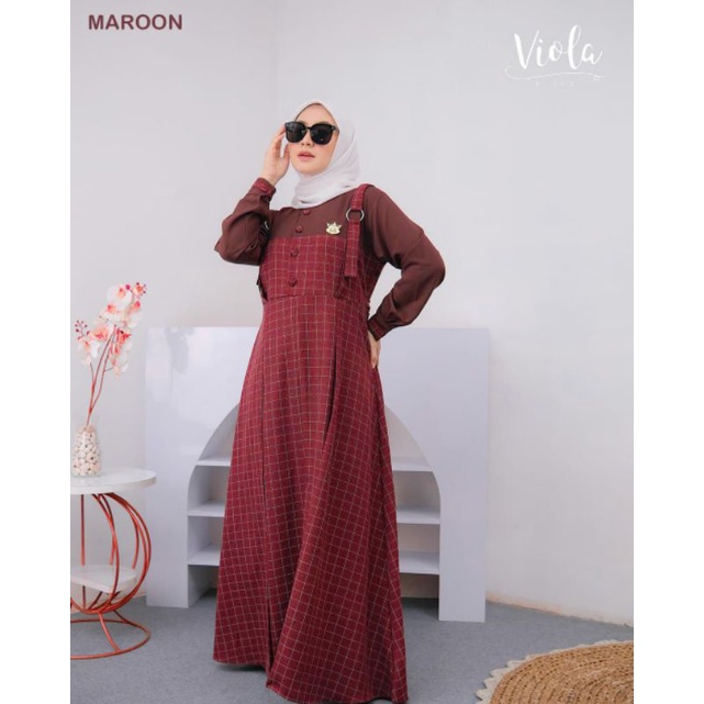 GAMIS DEWASA JUMBO | NAURA ORI VIOLA